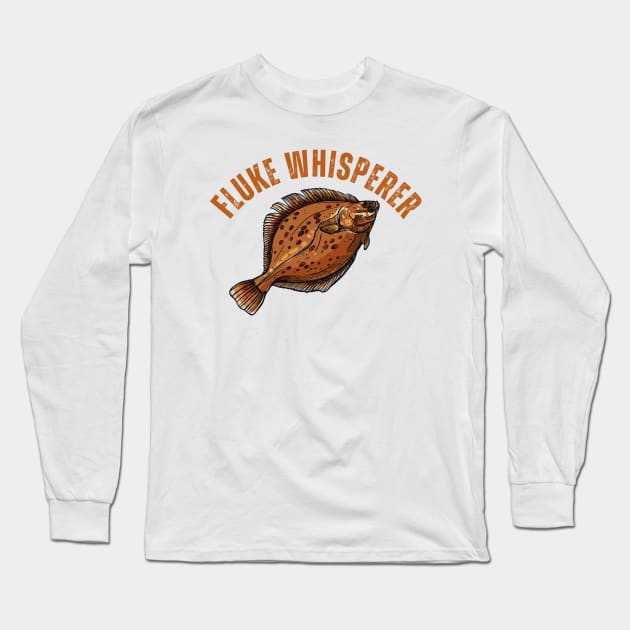 Fluke Whisperer Long Sleeve T-Shirt by HobbyAndArt